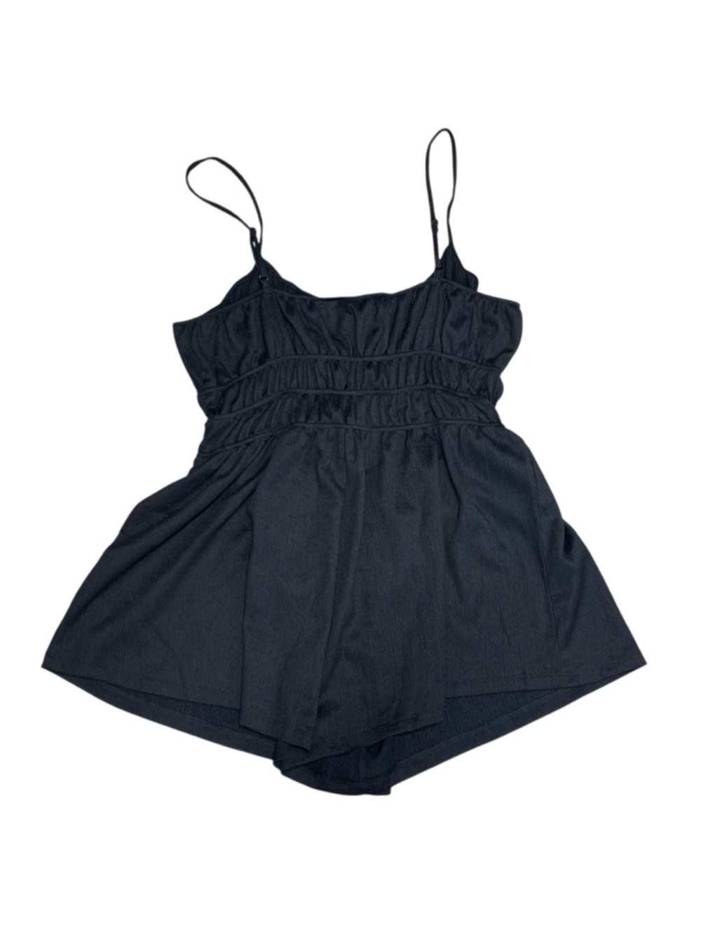 Divided by H&M  Black Ribbed Romper Woman’s Size Medium NWT